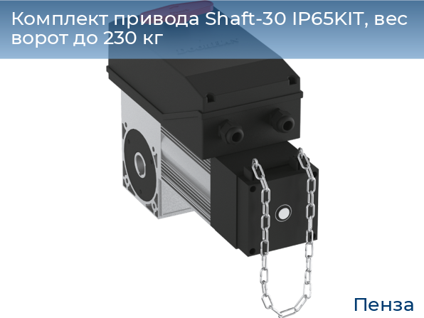 Комплект привода Shaft-30 IP65KIT, вес ворот до 230 кг, penza.doorhan.ru