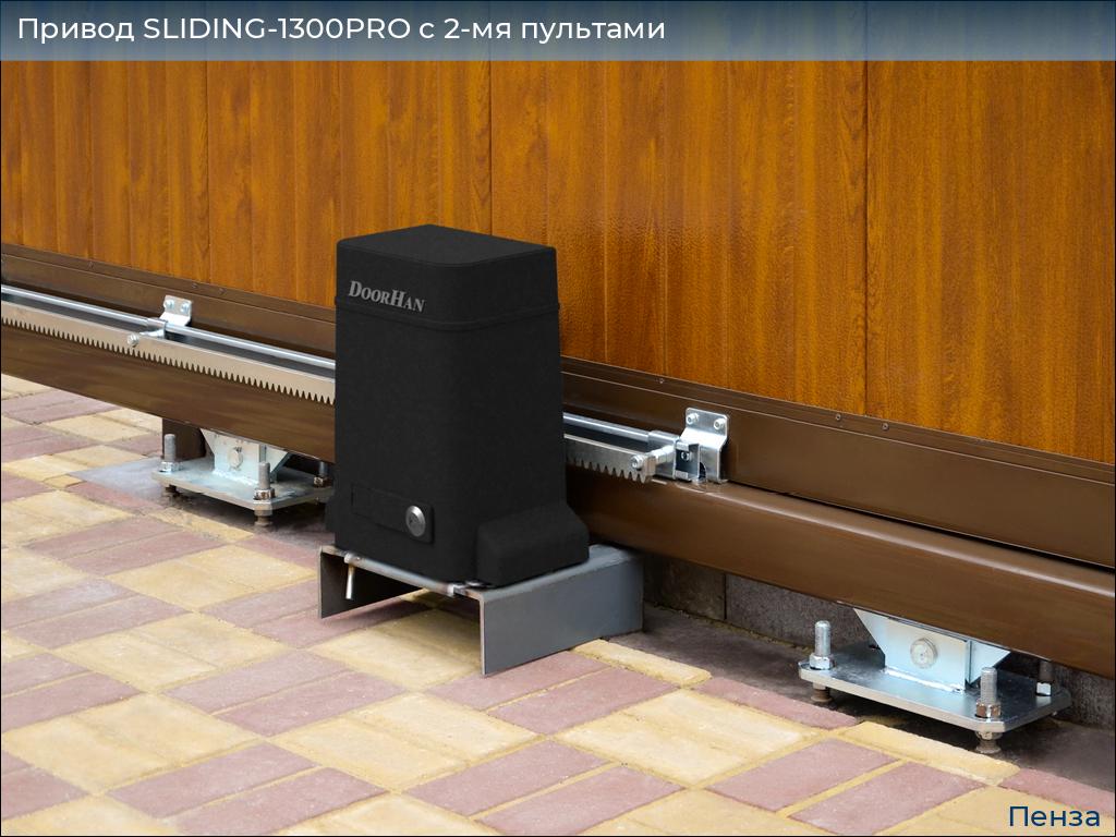 Привод SLIDING-1300PRO c 2-мя пультами, penza.doorhan.ru