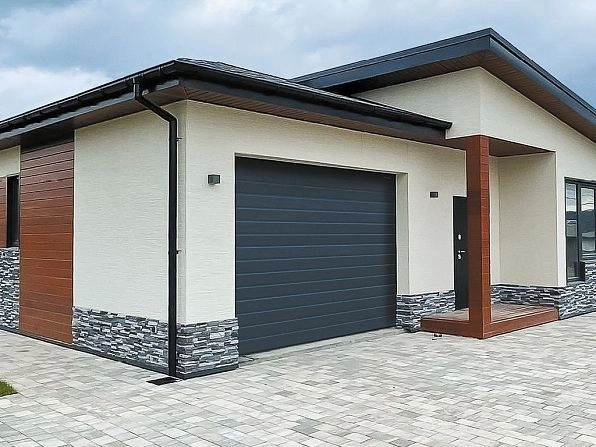 Cекционные ворота 2700х2050 мм антрацитовые DoorHan RSD02, penza.doorhan.ru